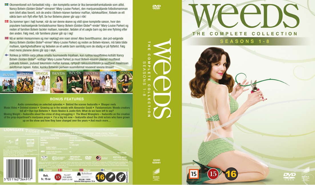Weeds - The Complete Series (22 disc) - DVD
