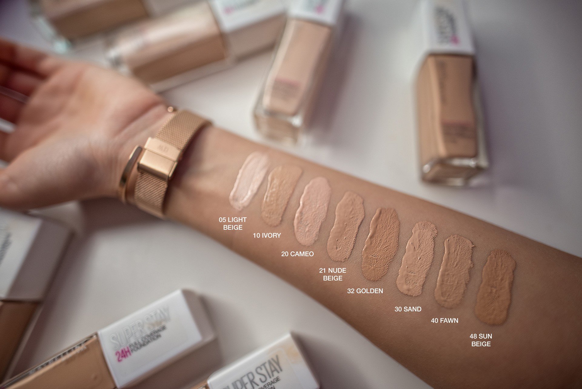 New Maybelline Superstay Full Coverage 24H Foundation 