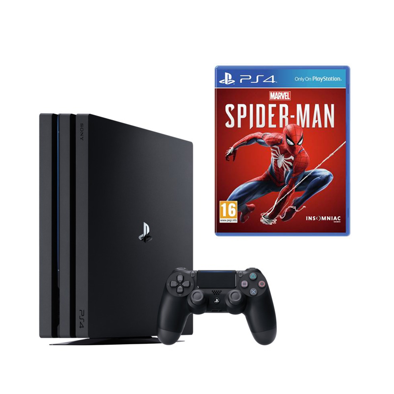 Playstation 4 Console 1TB Pro (Spider-Man Bundle)