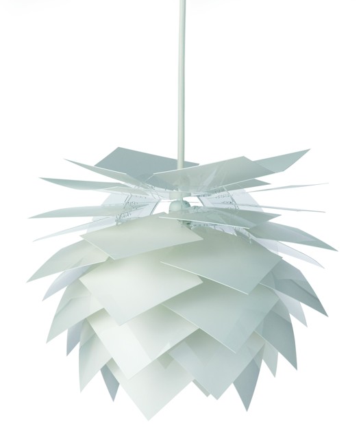 Dyberg-Larsen - Pineapple Lampe Mellem - Hvid