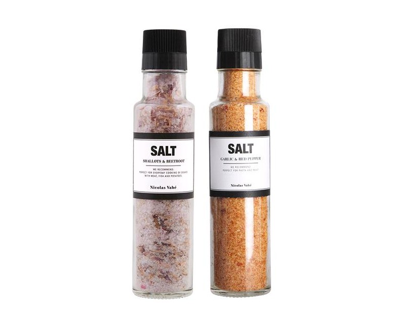 Nicolas Vahé - Salt Med Skalotteløg & Rødbede + Salt Med Hvidløg & Rød Peber