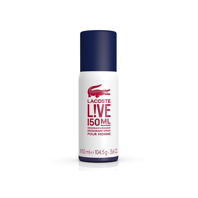 Punktlighed Redaktør Sørge over Køb Lacoste - Live Deodorant Spray 150 ml