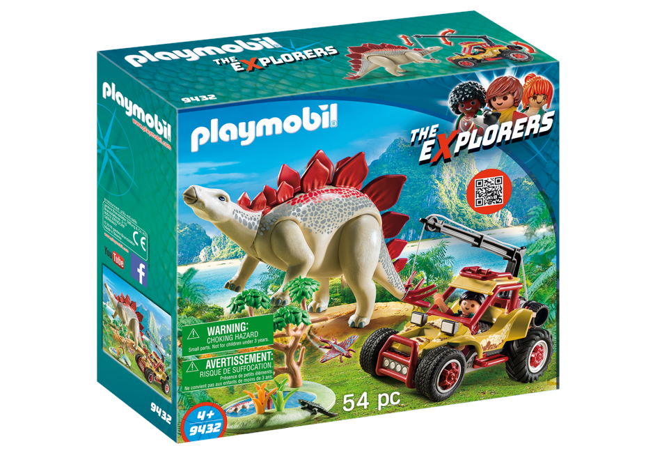 Playmobil - Forskermobil med Stegosaurus (9432)