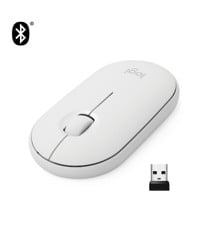LOGITECH Pebble M350 Wireless Mouse - OFF-WHITE