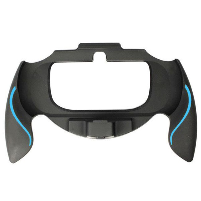 ZedLabz soft touch controller grip handle attachment for Sony PS Vita 1000 – blue & black