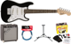 Squier By Fender - Mini Stratocaster - Elektrisk Guitar Start Pakke 2 (Black) thumbnail-1
