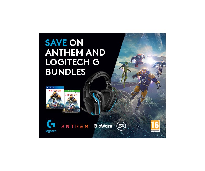 Logitech G432 Gaming headset med ledning og 7.1-surroundsound Anthem Spil Bundle