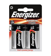 Energizer - Battery D/LR20 Alkaline Power 2-Pack