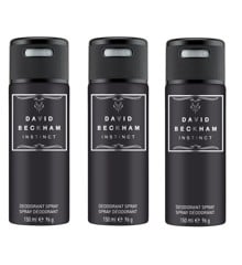 David Beckham - 3x Instinct Deodorant Spray 150 ml