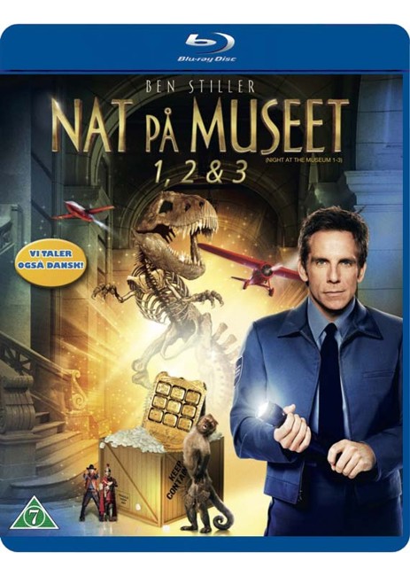 Nat på museet 1-3/Night at the Museum 1-3 (3 disc)(Blu-Ray)