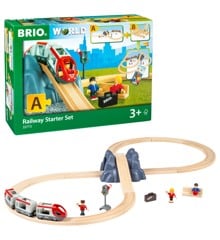 BRIO - Togbane, Startsæt med tog-tilbehør (33773)