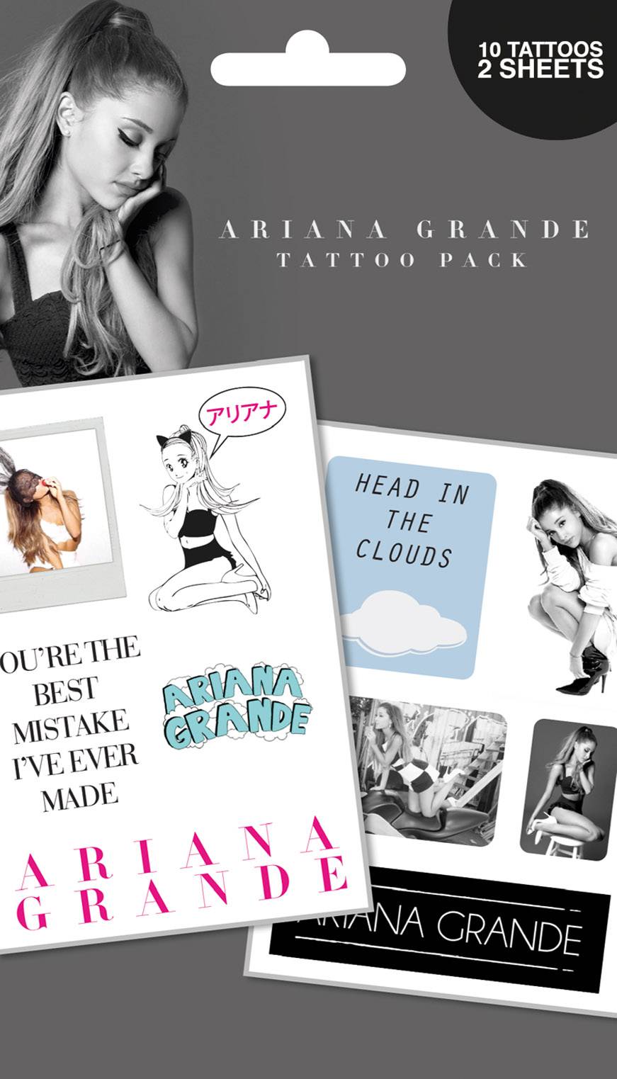 Buy Ariana Grande Mix Tattoo Pack