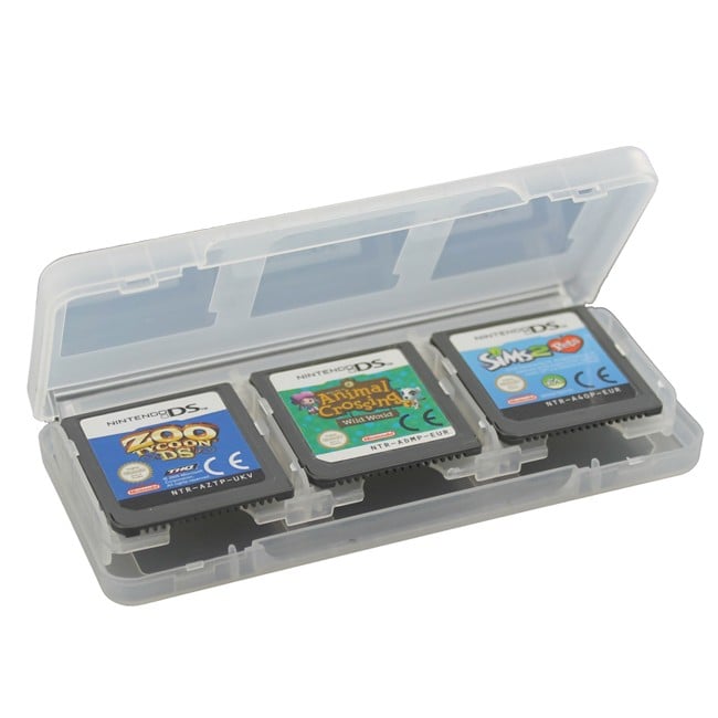 ZedLabz game case for Nintendo 3DS 2DS DS 6 in 1 card holder storage box - white