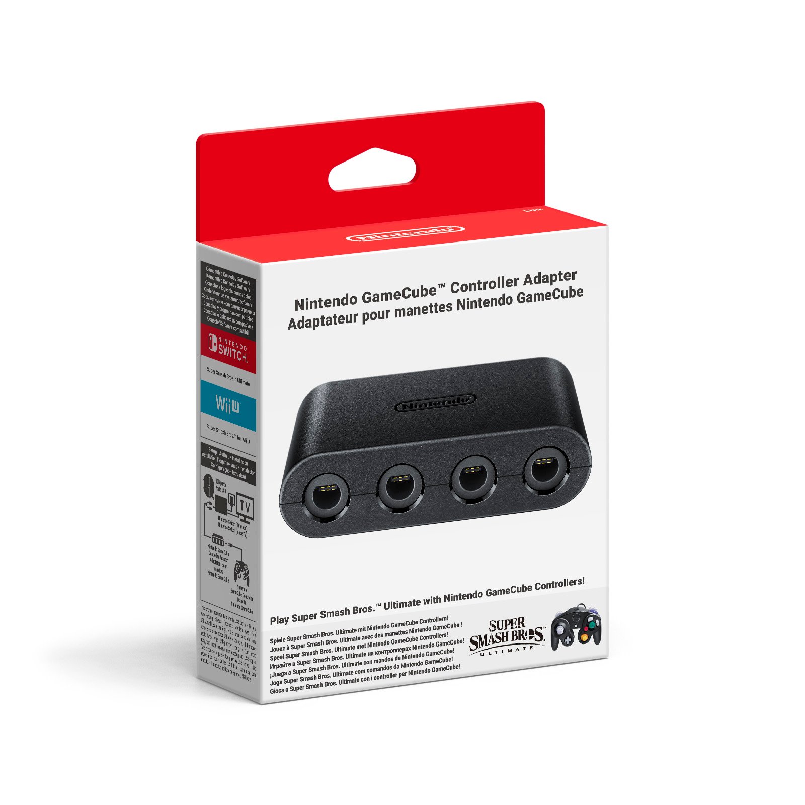 Nintendo - GameCube Controller Adapter - Videospill og konsoller