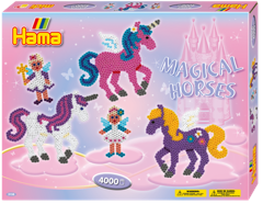 Hama - Midi Beads  - Giftbox - Magical Horses (3138)