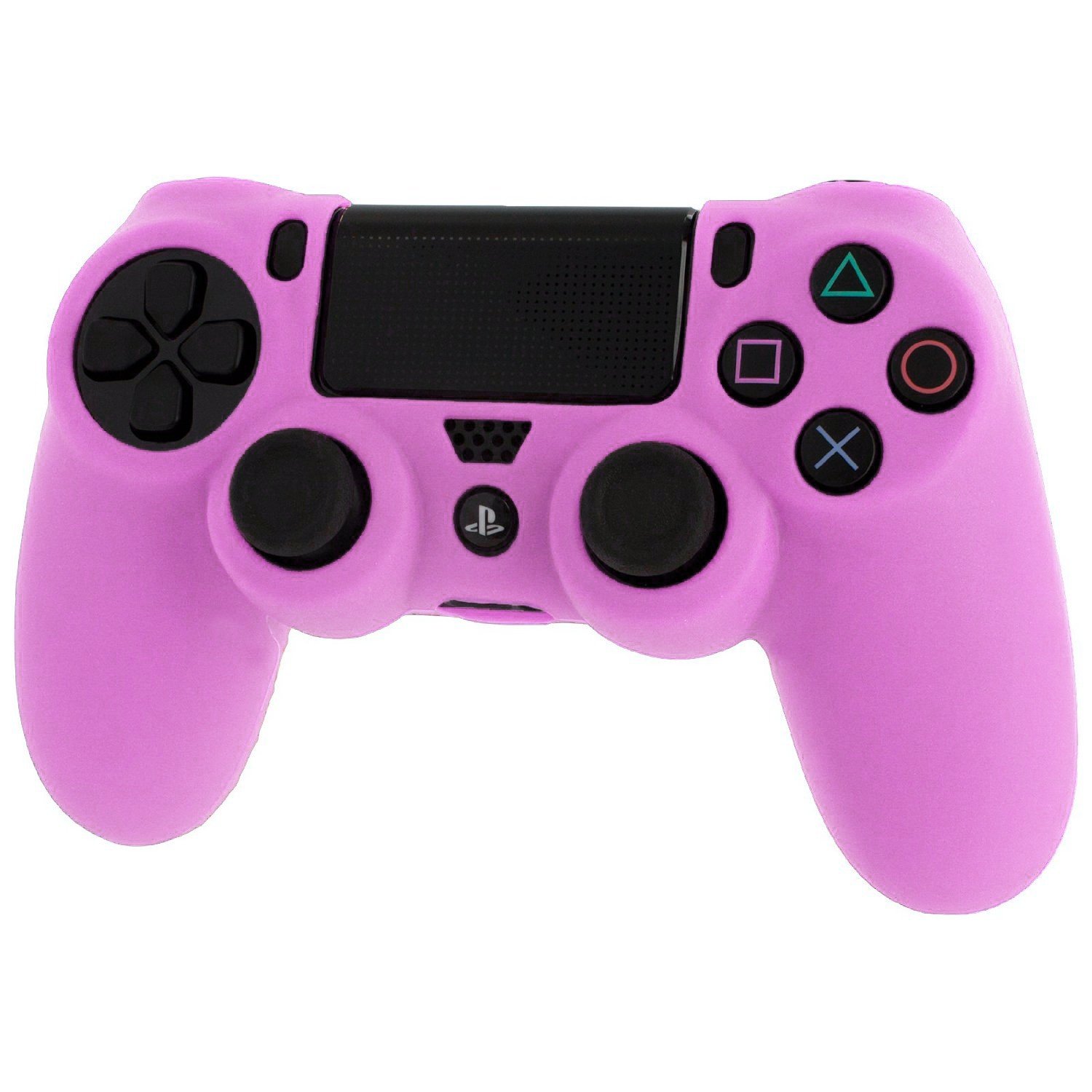 Kop Zedlabz Soft Silicone Rubber Skin Grip Cover For Sony Ps4 Controller With Ribbed Handle Pink