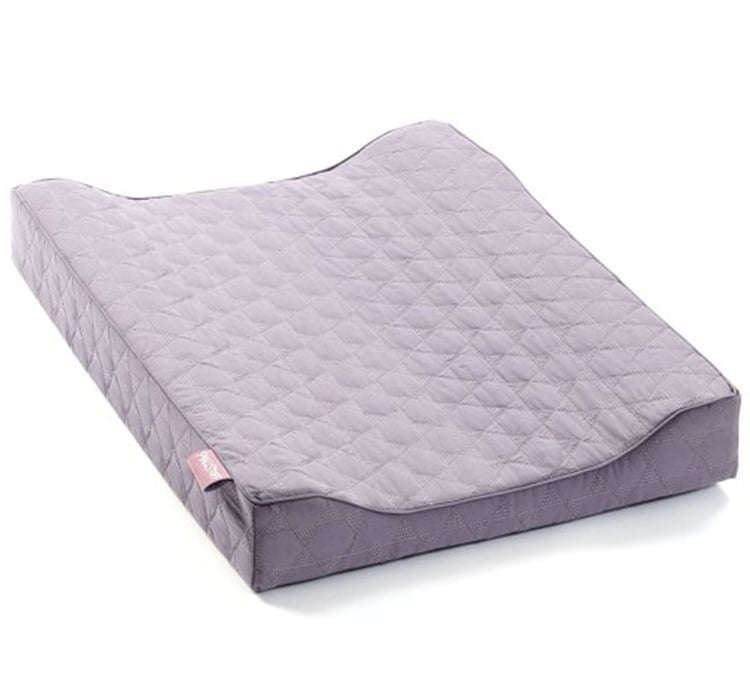 Smallstuff - Quilted Changing Pad - Blue Rose
