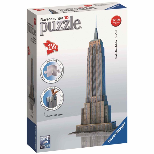 Ravensbuger - 3D Puslespil - Empire State Building
