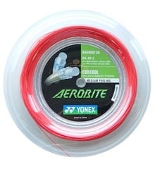 Yonex Aerobite 200M red and white badminton string