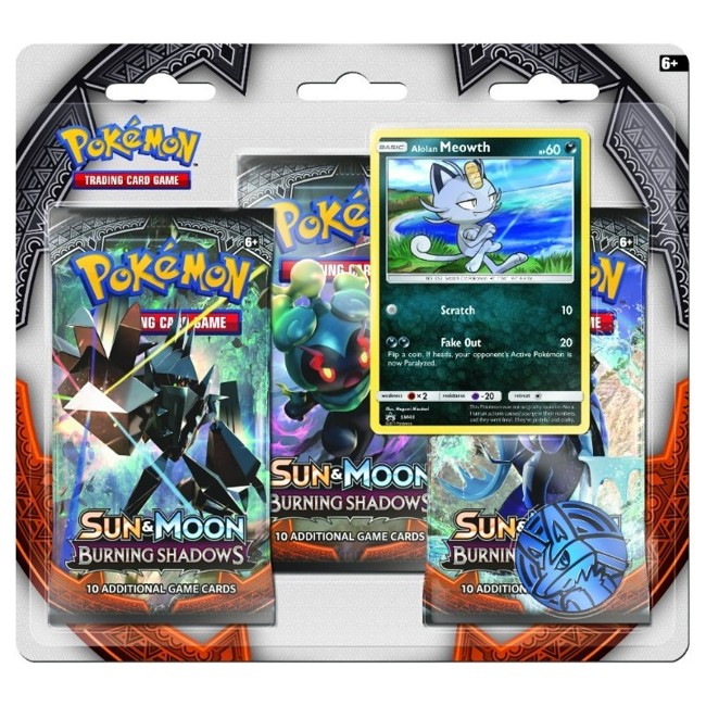 Pokemon - Blister 3 Pakke - Sun & Moon 3 - Burning Shadows