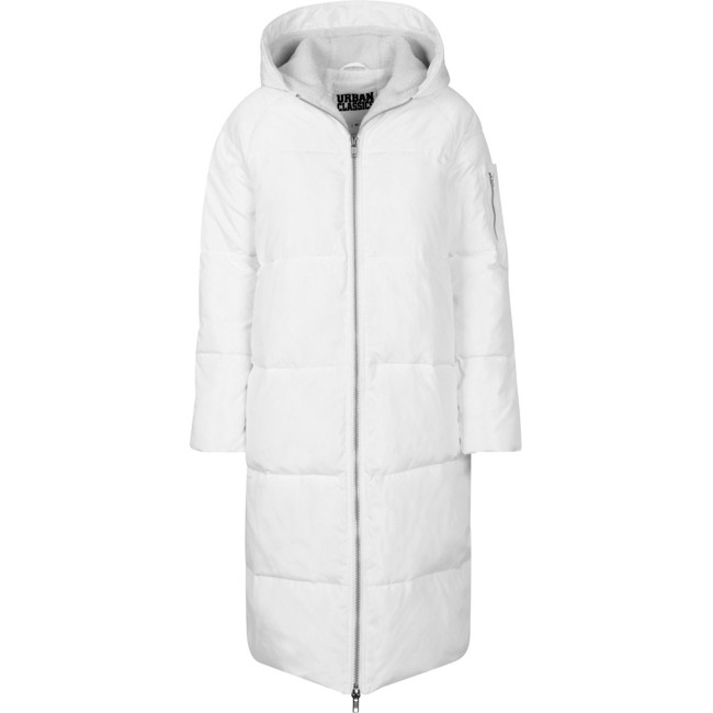 Urban Classics Ladies - Oversized Hooded Puffer Coat white - S