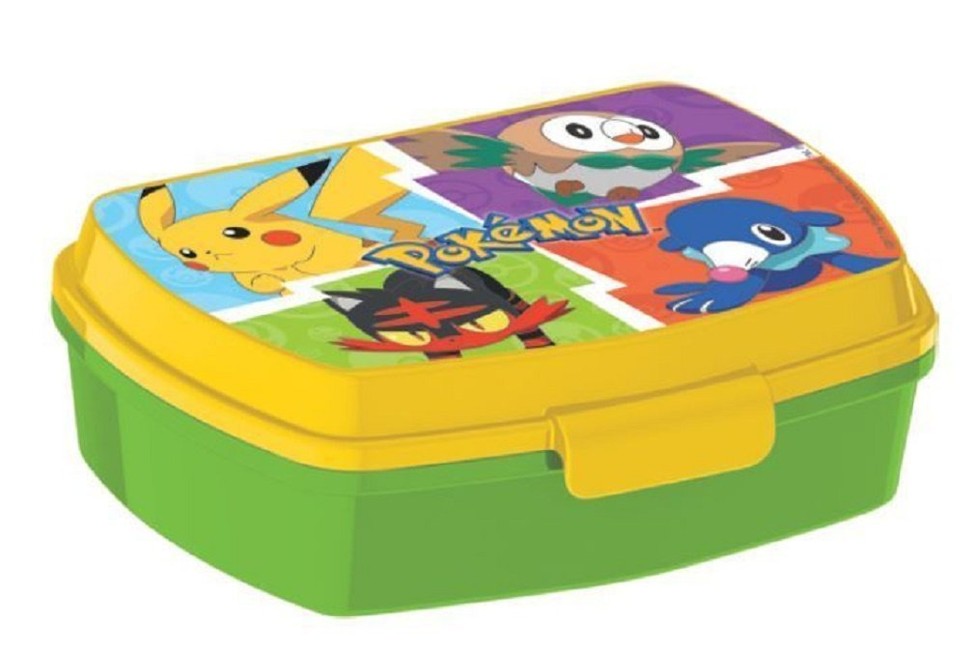 Pokemon lunch box madkasse  Green/Yellow