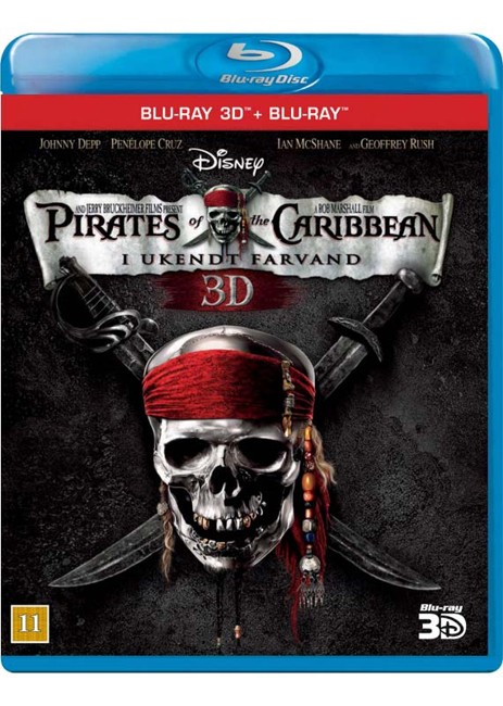 Pirates of the Caribbean: I ukendt farvand (3D Blu-Ray)