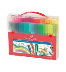 Faber-Castell - ​Connector Pens, Carry case, 80 pc (155579)
