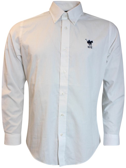 Vinson Polo Club Derby Shirt White