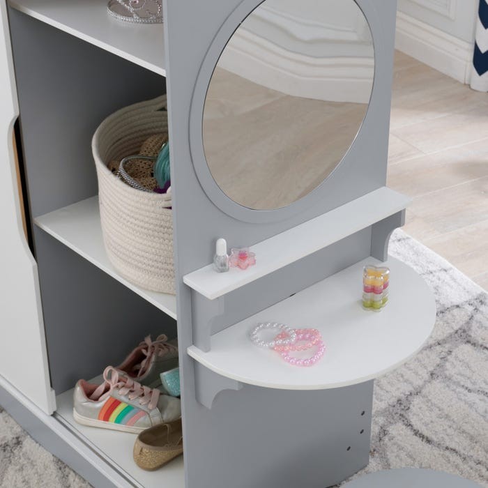 Kidkraft Dress Up Armoire And Vanity 13040 Kidkraft Dress Up Armoire And, Kidkraft Doll Armoire