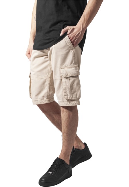 Urban Classics 'Fitted Cargo' Shorts - Beige
