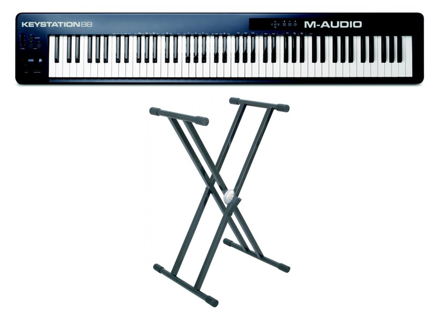M-Audio - Keystation 88 - USB MIDI Keyboard Bundle