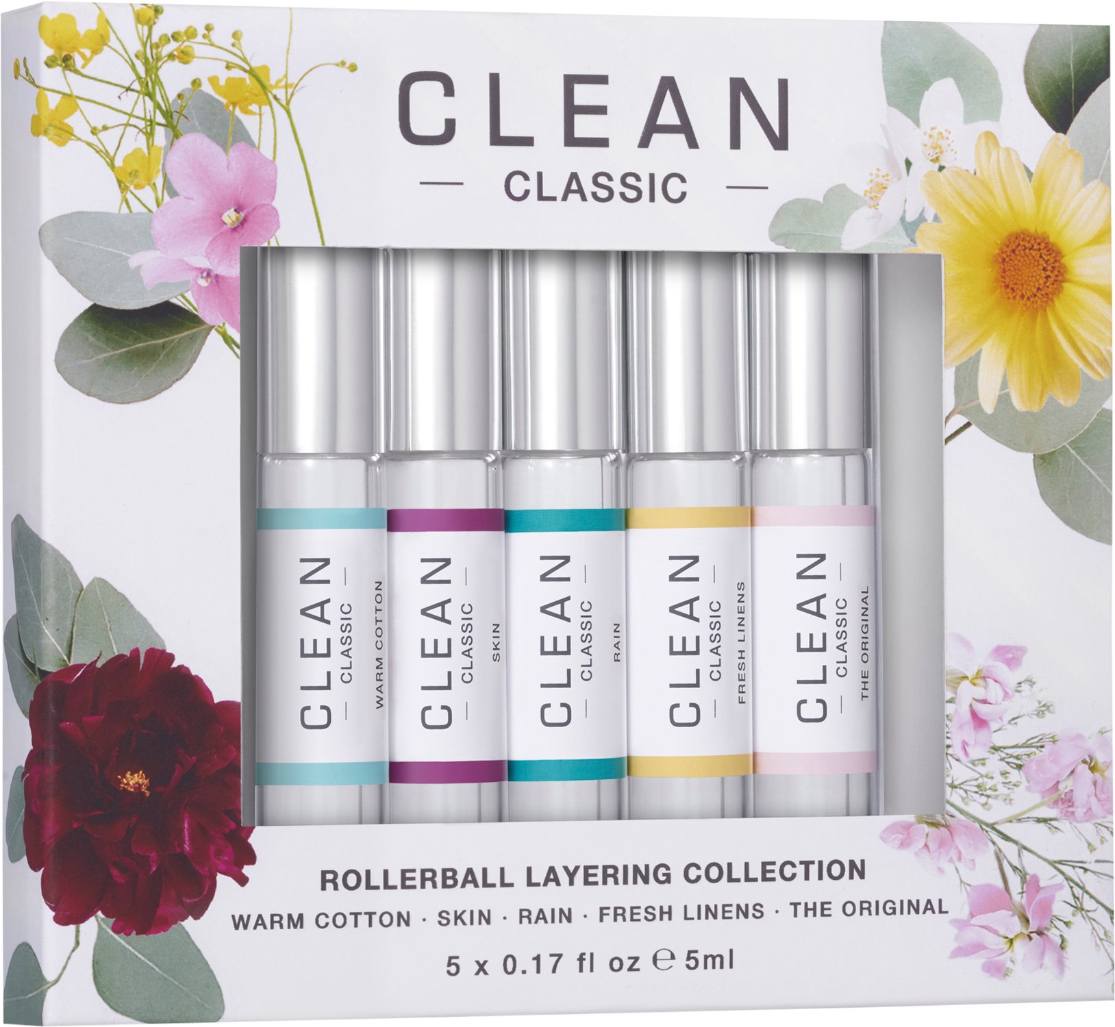 Clean - Rollerball Layering Collection 5x - Gavesæt