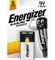 Energizer - Battery 9V/6LR61  Alkaline Power 1-Pack