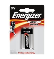 Energizer - Battery 9V/6LR61  Alkaline Power 1-Pack