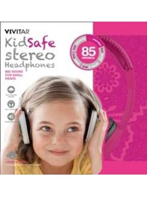 KidSafe - Stereo Hovedtelefoner -Pink (440620)