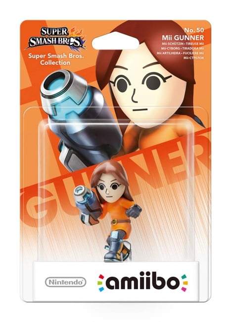 Nintendo Amiibo Figurine Mii Gunner