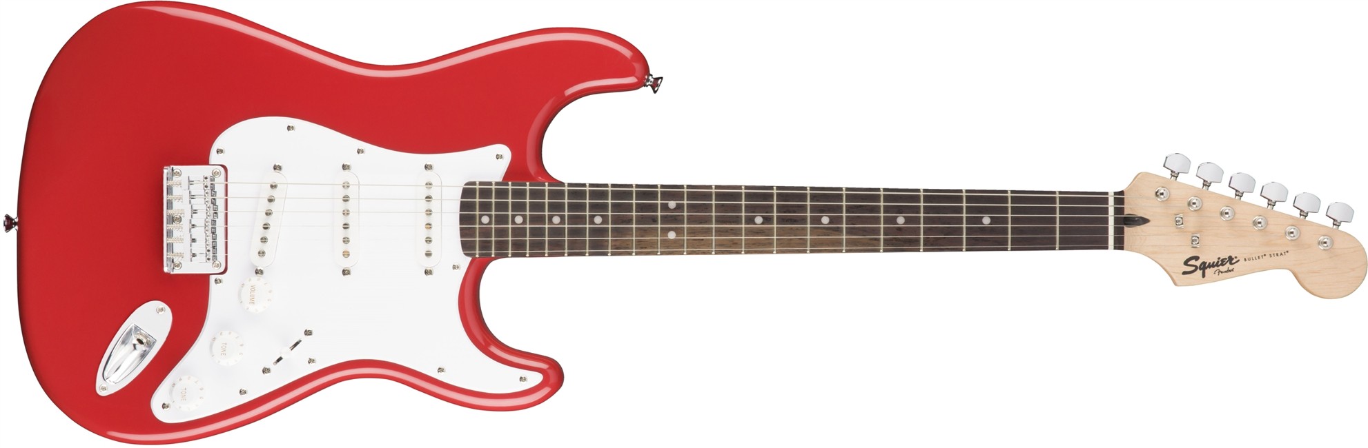 Squier By Fender - Bullet Stratocaster HT / RW - Elektrisk Guitar (Fiesta Red)
