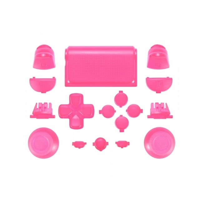 Køb ZedLabz full replacement set mod kit 2nd Sony PS4 JDM-030 controllers - pink