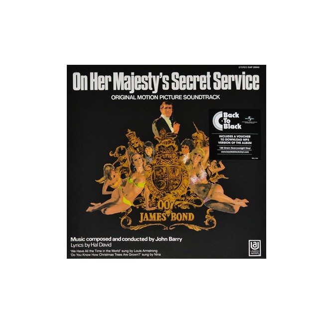 John Barry ‎– On Her Majesty's Secret Service -Soundtrack - Vinyl