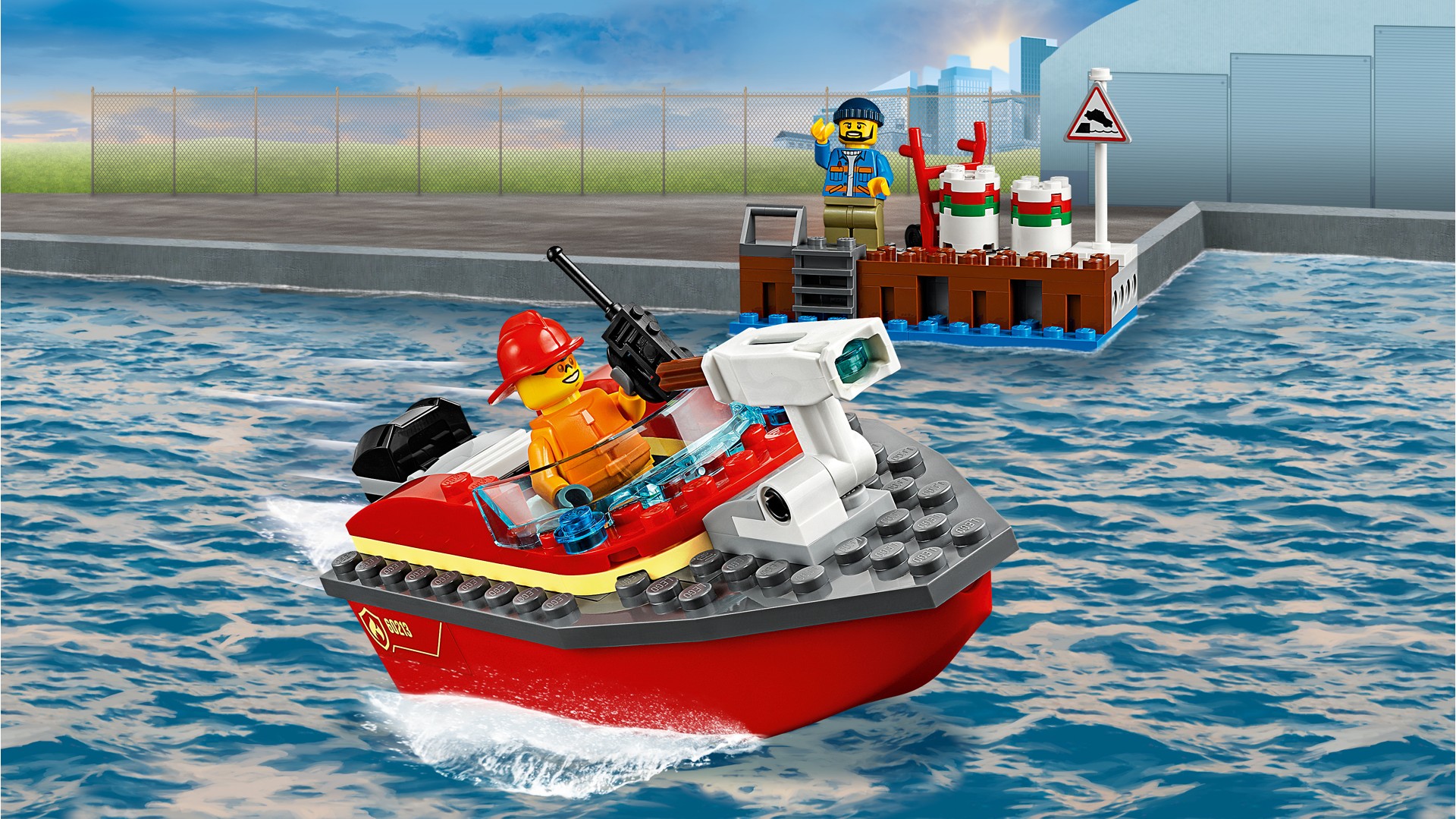 Kaufe Lego City Dock Side Fire 60213