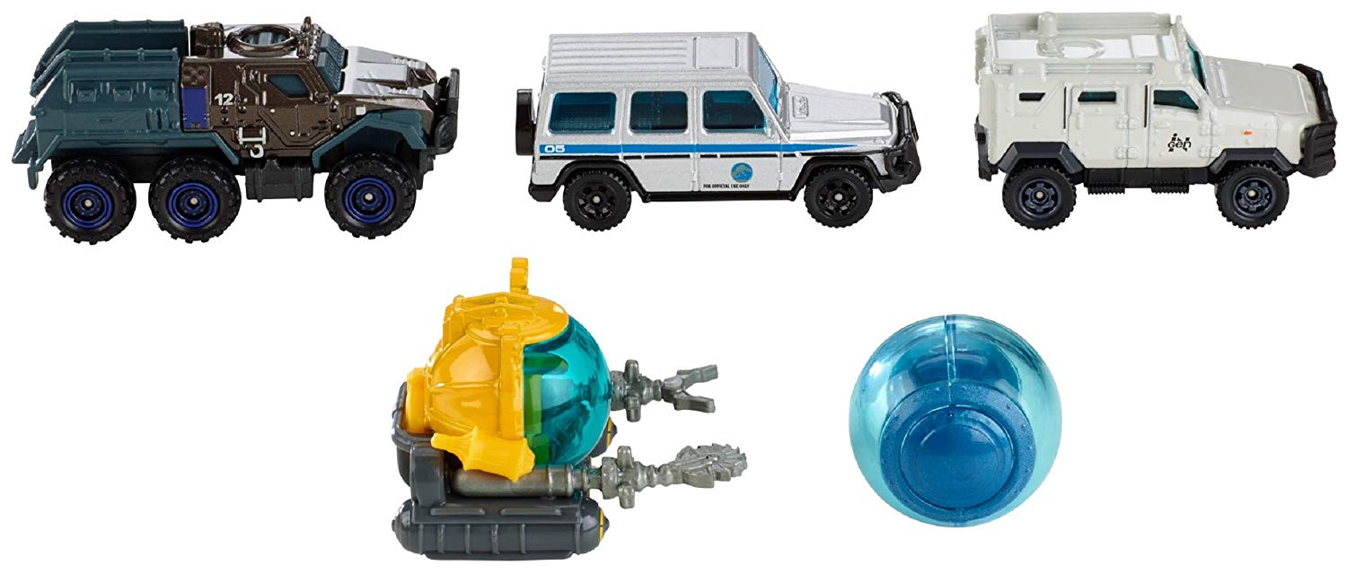 jurassic world matchbox cars