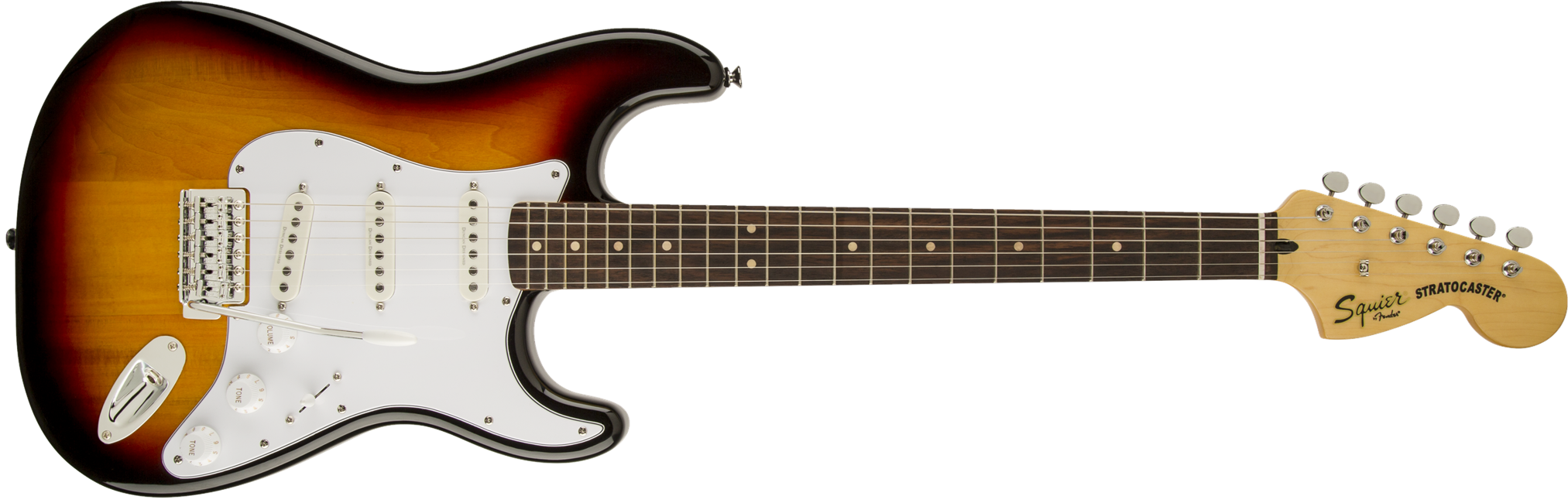 Fender Squier Vintage Modified Stratocaster Elektrisk Guitar (3-Color Sunburst)