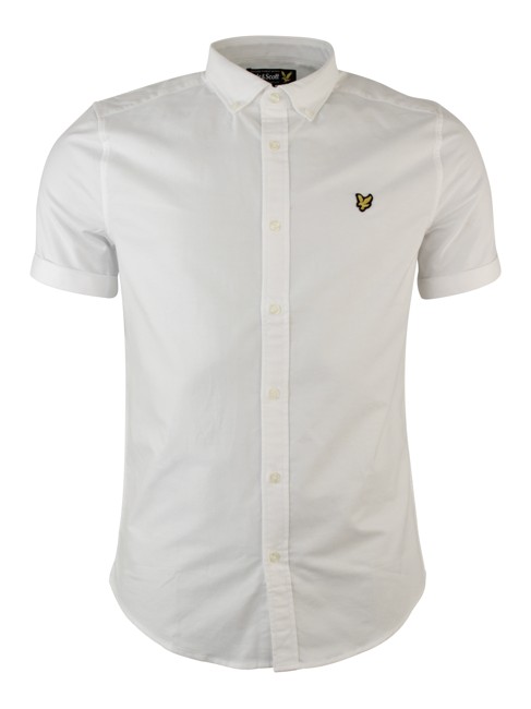 Lyle & Scott 'Plain Oxford' Skjorte - Hvid