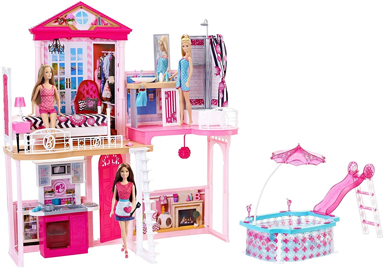 Barbie House W Furniture Accessories Fck15 