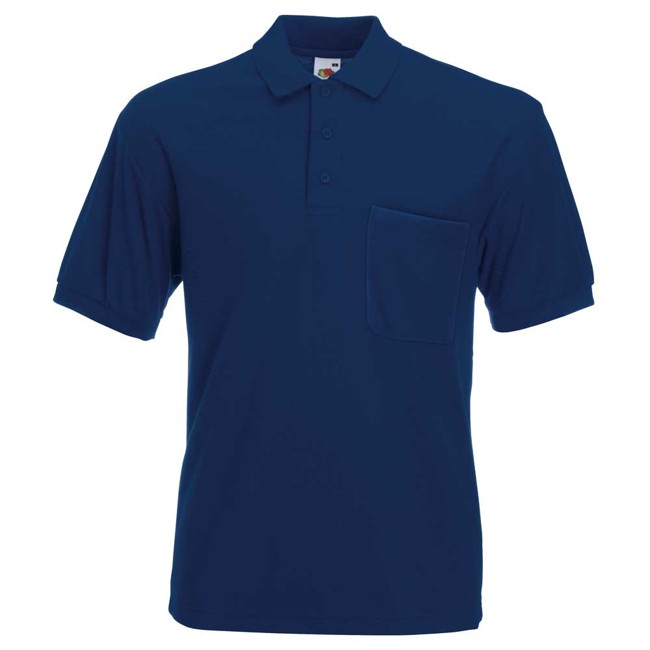 Fruit of the Loom Pique Pocket Polo Shirts