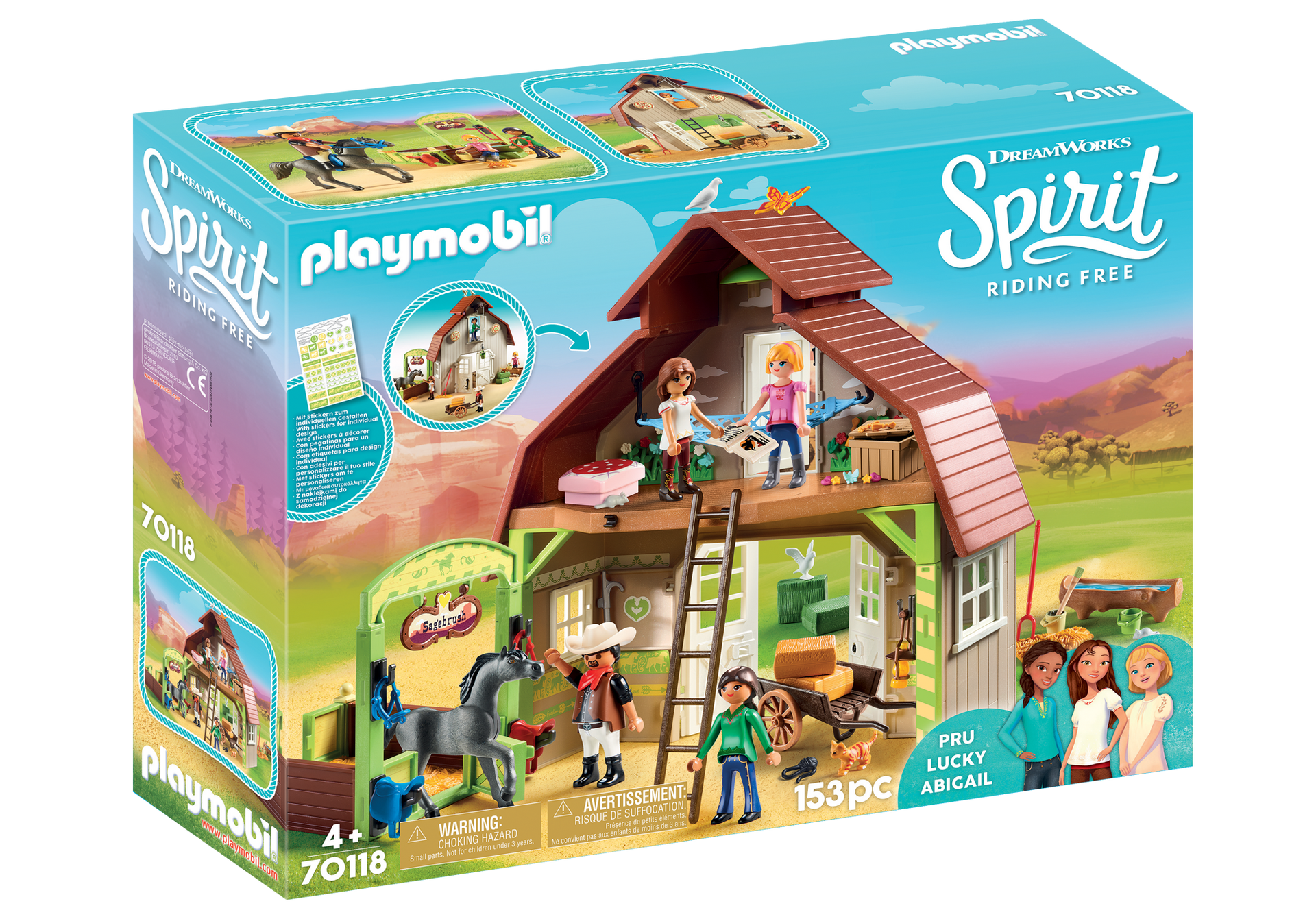 Playmobil - Barn with Lucky (70118)