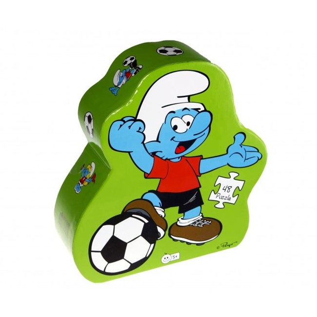 Barbo Toys - Puslespil med 48 Brikker- Smølf Deco Fodbold
