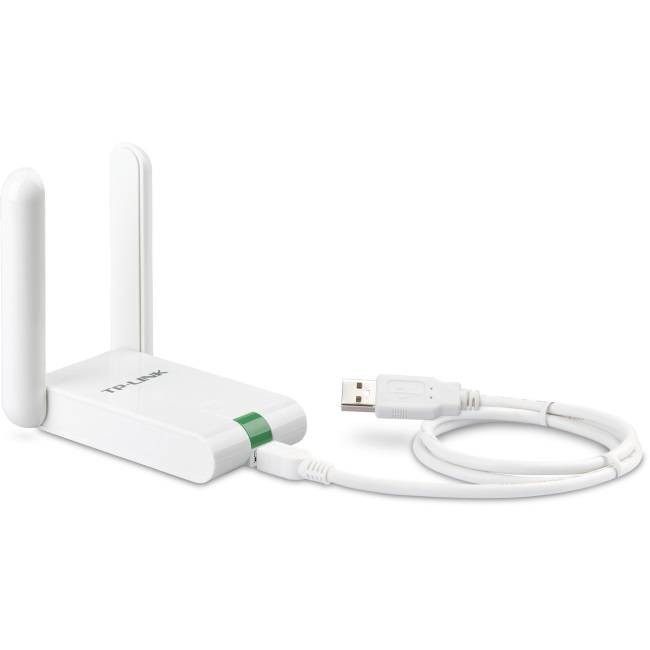 TP-LINK 300Mbps High Gain Wireless USB Adapter with 2 Antennas (TL-WN822N)