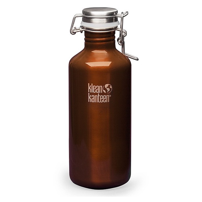 Klean Kanteen Growler 1182ml bottle Dark Amber Stainless steel with Swing cap